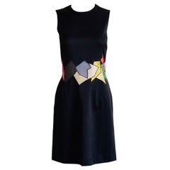 2016 Christopher Kane Geometric Lace Patchwork Mini Dress