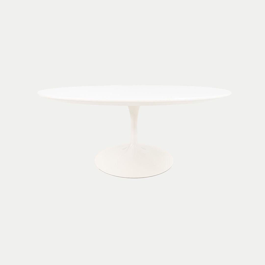 2016 Eero Saarinen for Knoll Table basse Tulip avec plateau rond en stratifié de 35 pouces Bon état - En vente à Philadelphia, PA