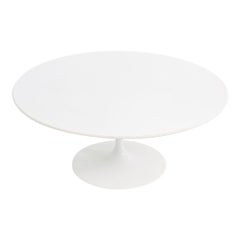 2016 Eero Saarinen for Knoll Tulip Coffee Table w/ 35" Inch Round Laminate Top