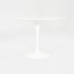 2016 Eero Saarinen for Knoll Tulip Dining Table with White Laminate Top 36"