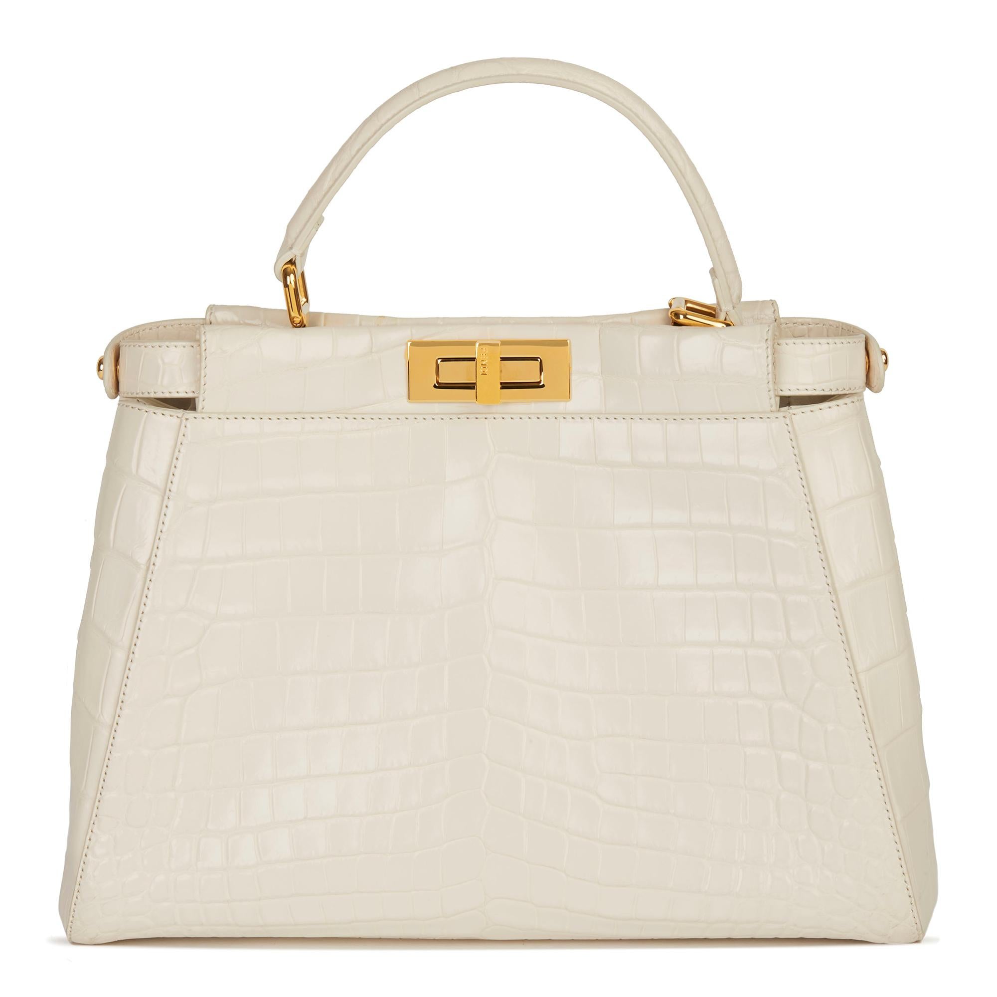 fendi white peekaboo