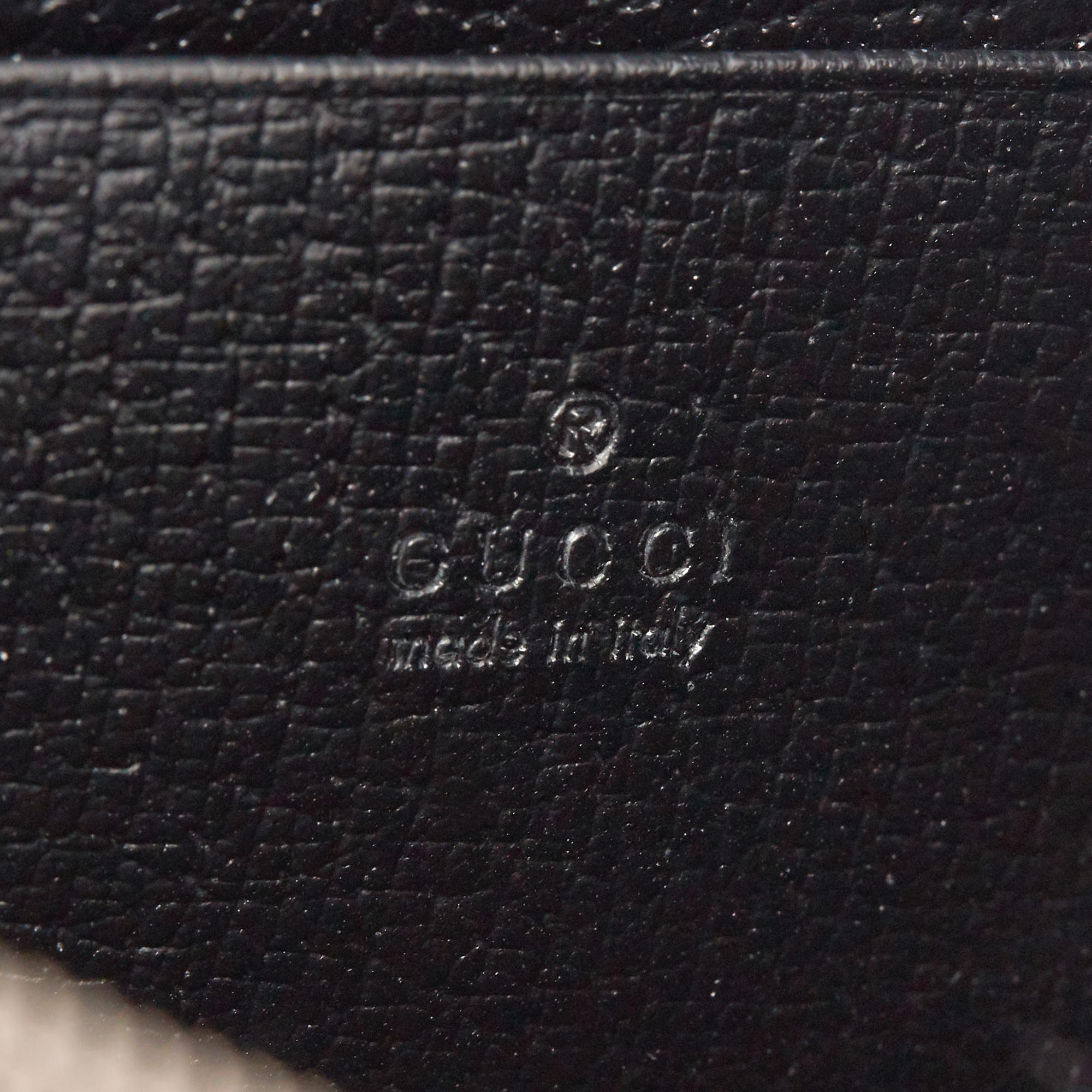 2016 Gucci Black Calfskin Leather Web Mini Dionysus Wallet on Chain 2