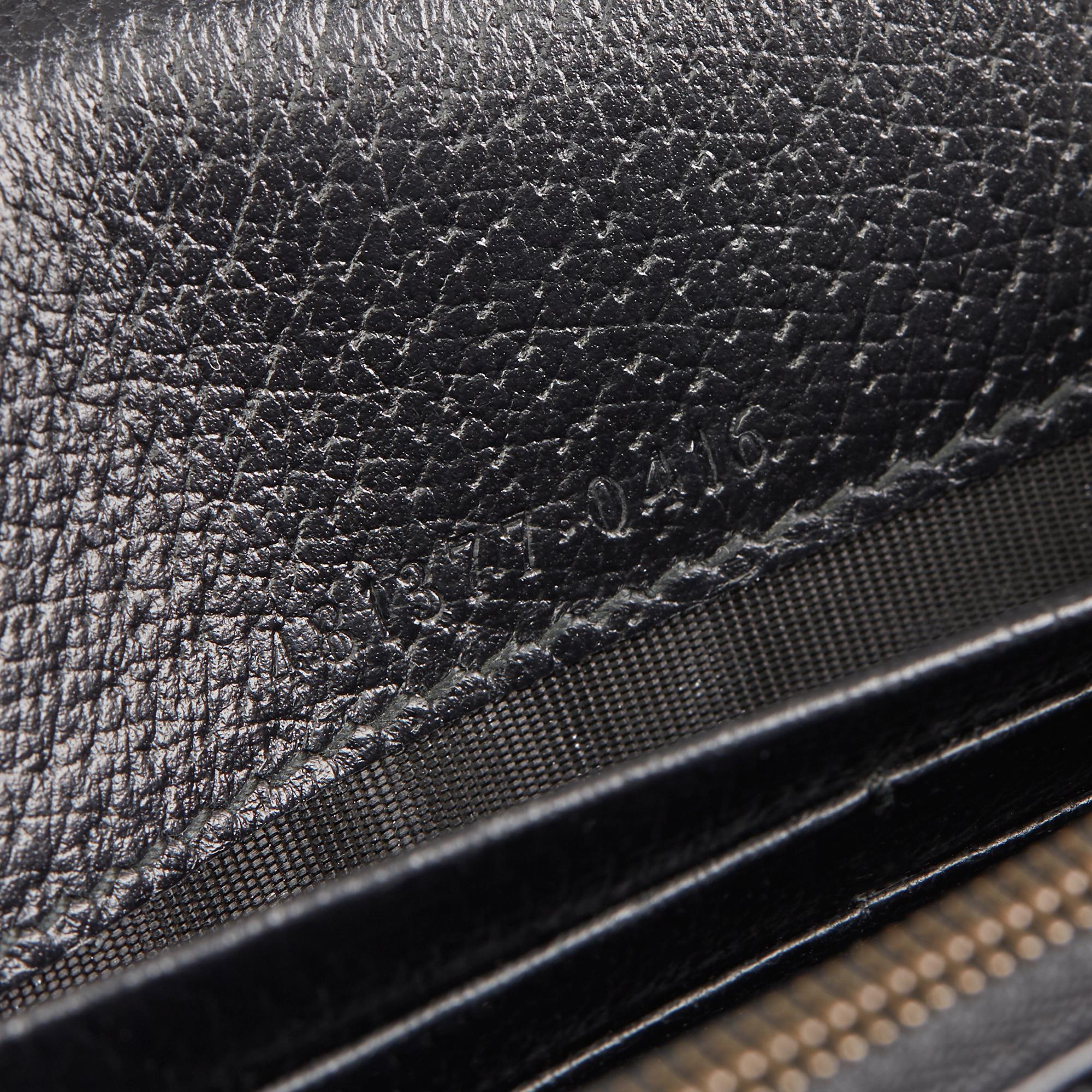 2016 Gucci Black Calfskin Leather Web Mini Dionysus Wallet on Chain 3