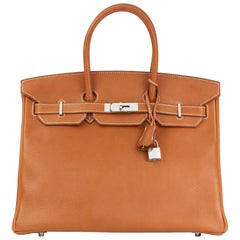 Hermes Birkin 30 Fauve Barenia Faubourg Gold Hardware #D - Vendome Monte  Carlo