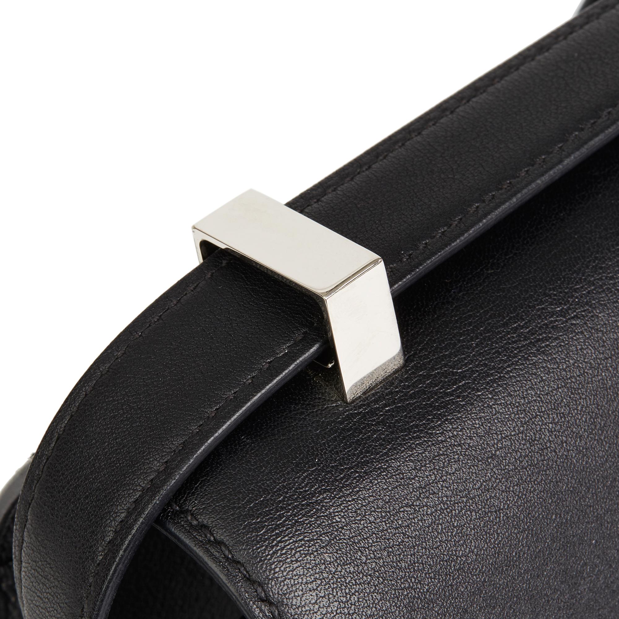2016 Hermès Black Swift Leather Constance 24 2