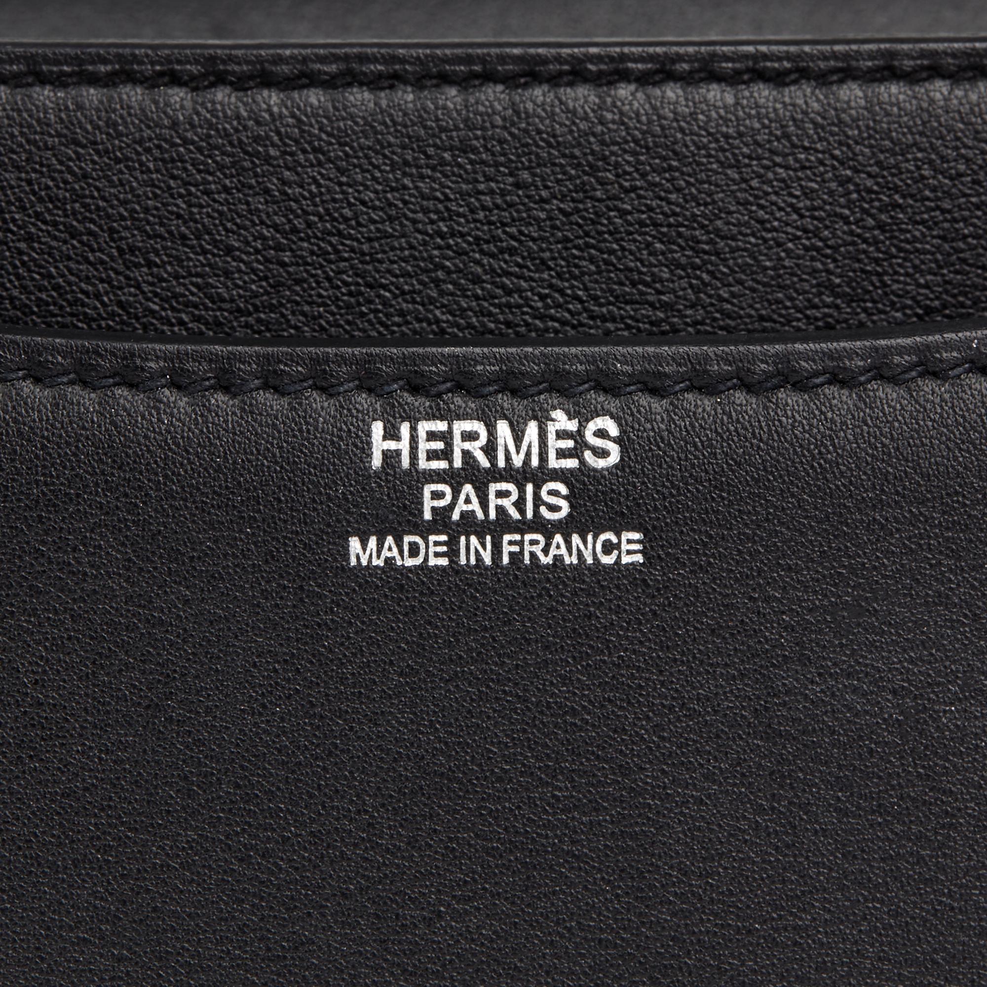 2016 Hermès Black Swift Leather Constance 24 3