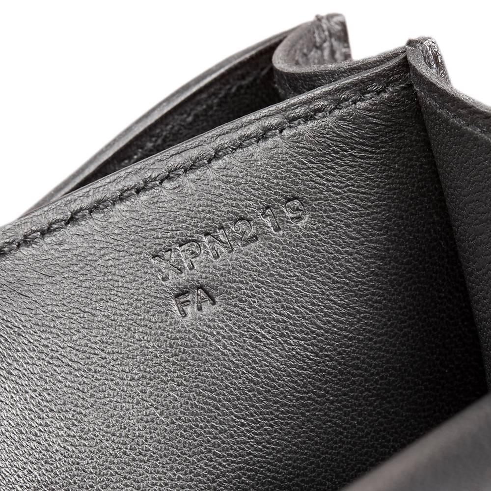 2016 Hermes Black Swift Leather Constance Mini  3