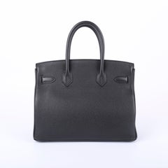 2016 Hermès Black Togo Retourne Birkin 30 GHW