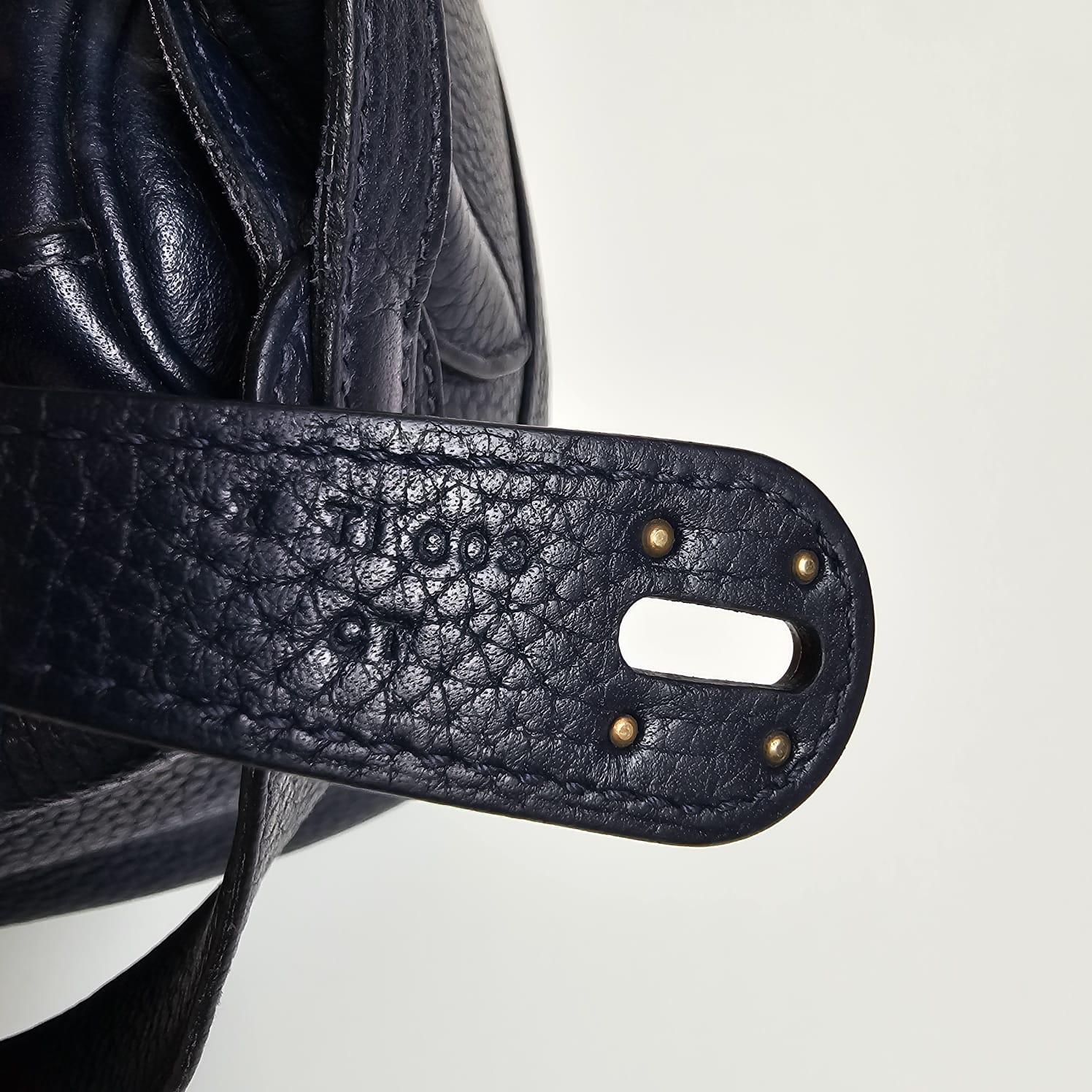 2016 Hermes Bleu Nuit Lindy 26 Bag 7
