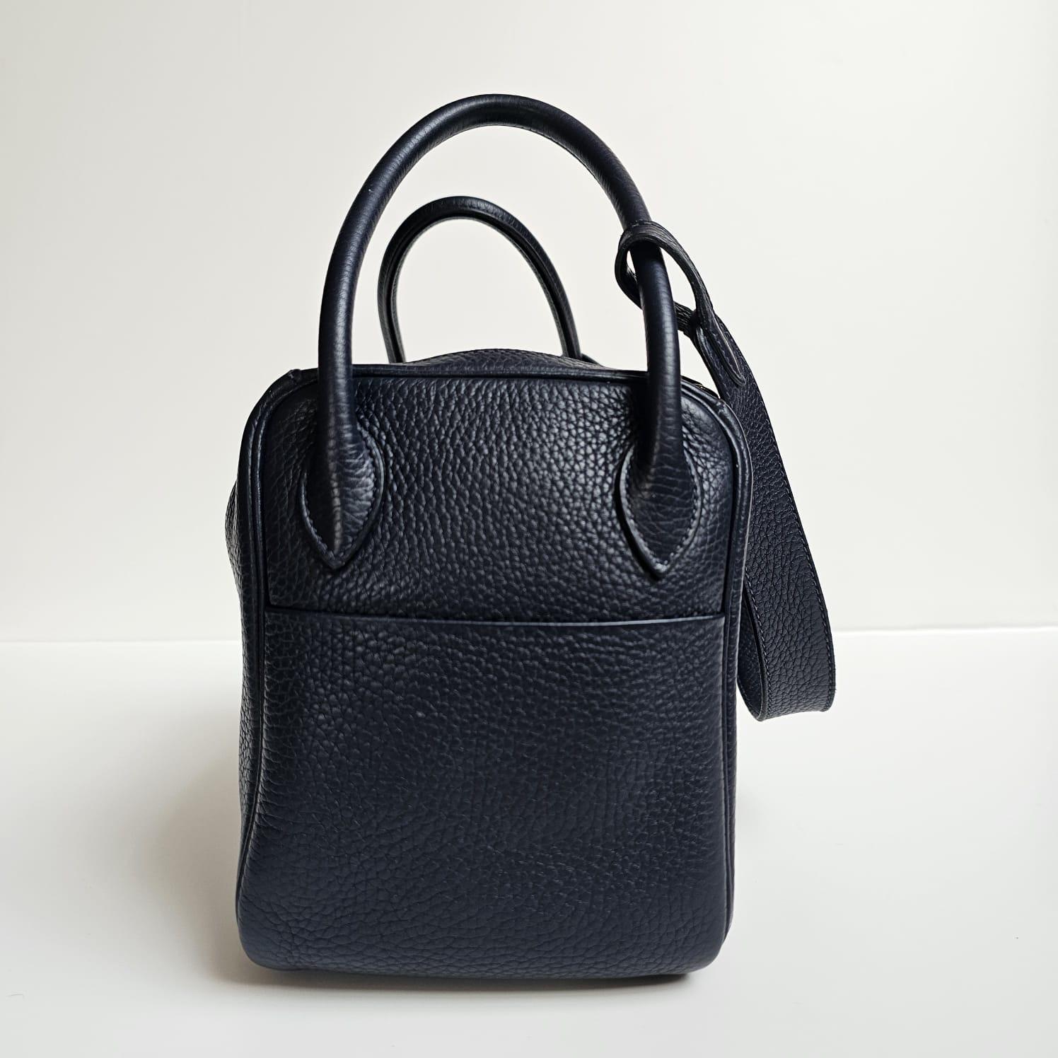 2016 Hermes Bleu Nuit Lindy 26 Bag 2