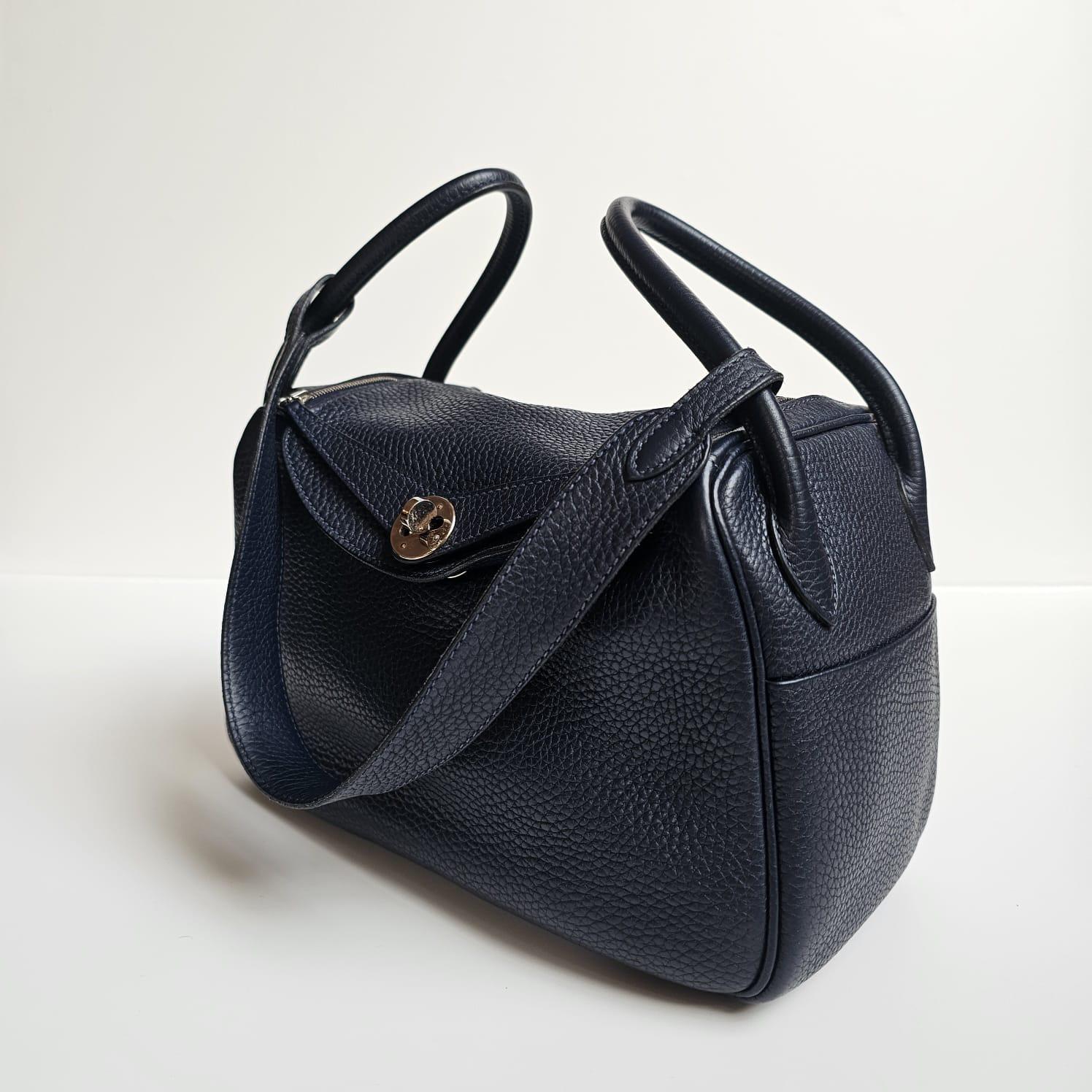 2016 Hermes Bleu Nuit Lindy 26 Bag 3