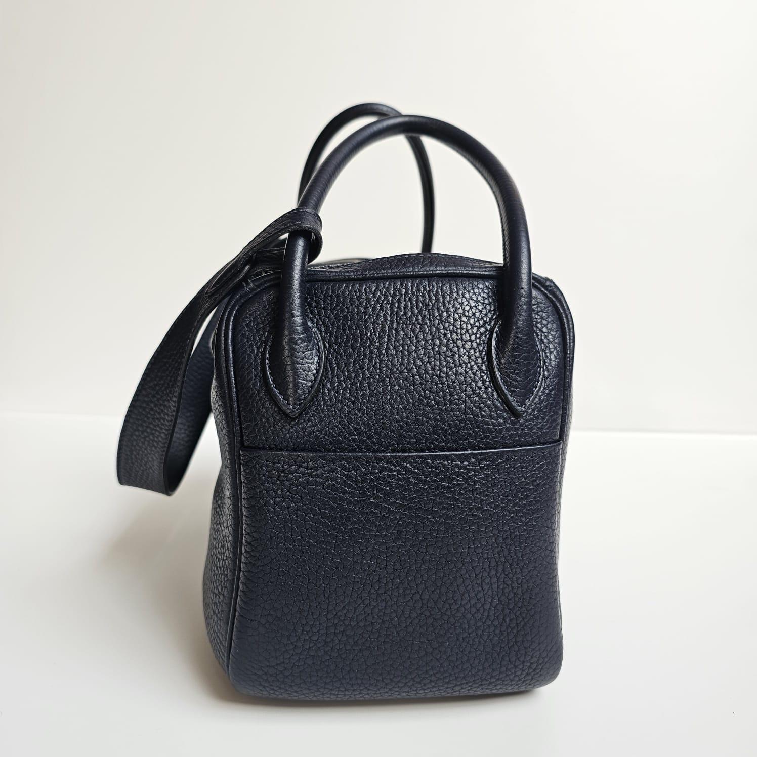 2016 Hermes Bleu Nuit Lindy 26 Bag 4