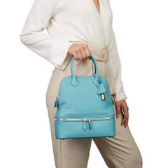 2016 Hermès Blue Atoll Swift Leather Bolide Secret