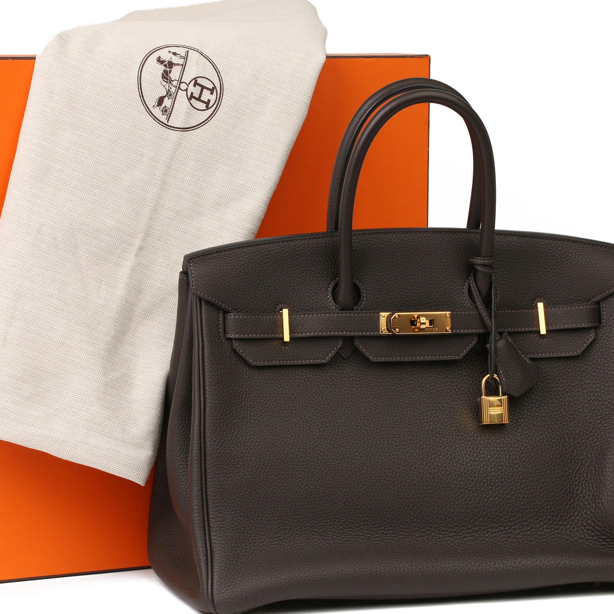 2016 Hermès Macassar Togo Leather Birkin 35cm 5