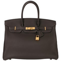 2016 Hermès Macassar Togo Leather Birkin 35cm 