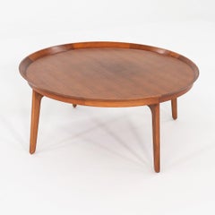 2016 Ignacia Murtagh for Bernhardt Design Los Andes Round Coffee Table in Walnut
