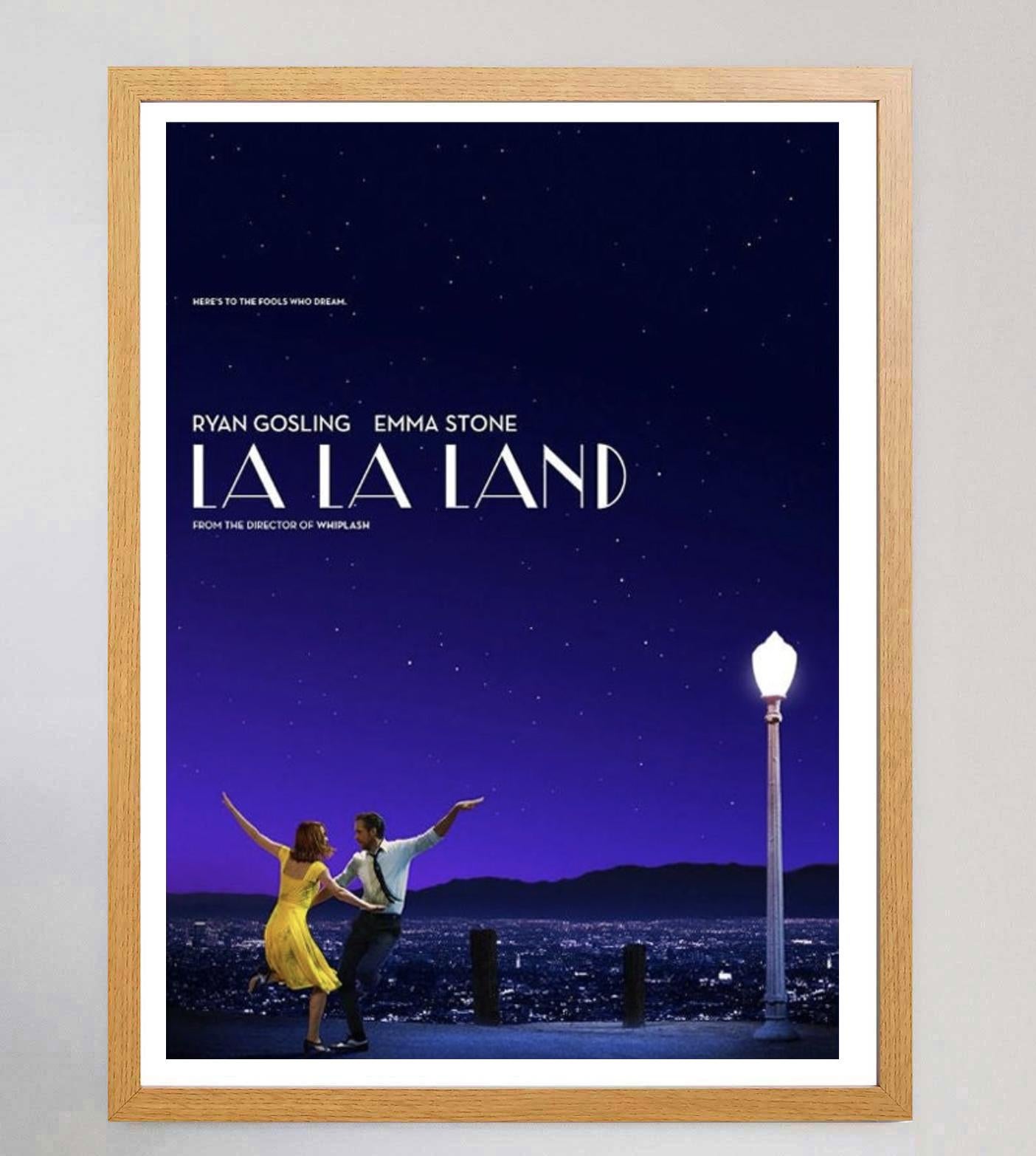American 2016 La La Land Original Vintage Poster For Sale