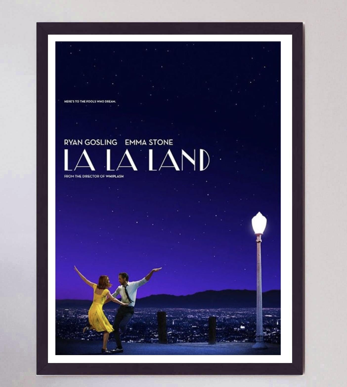 Contemporary 2016 La La Land Original Vintage Poster For Sale