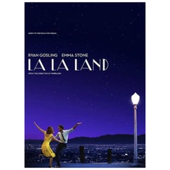 Affiche vintage originale La Land, 2016