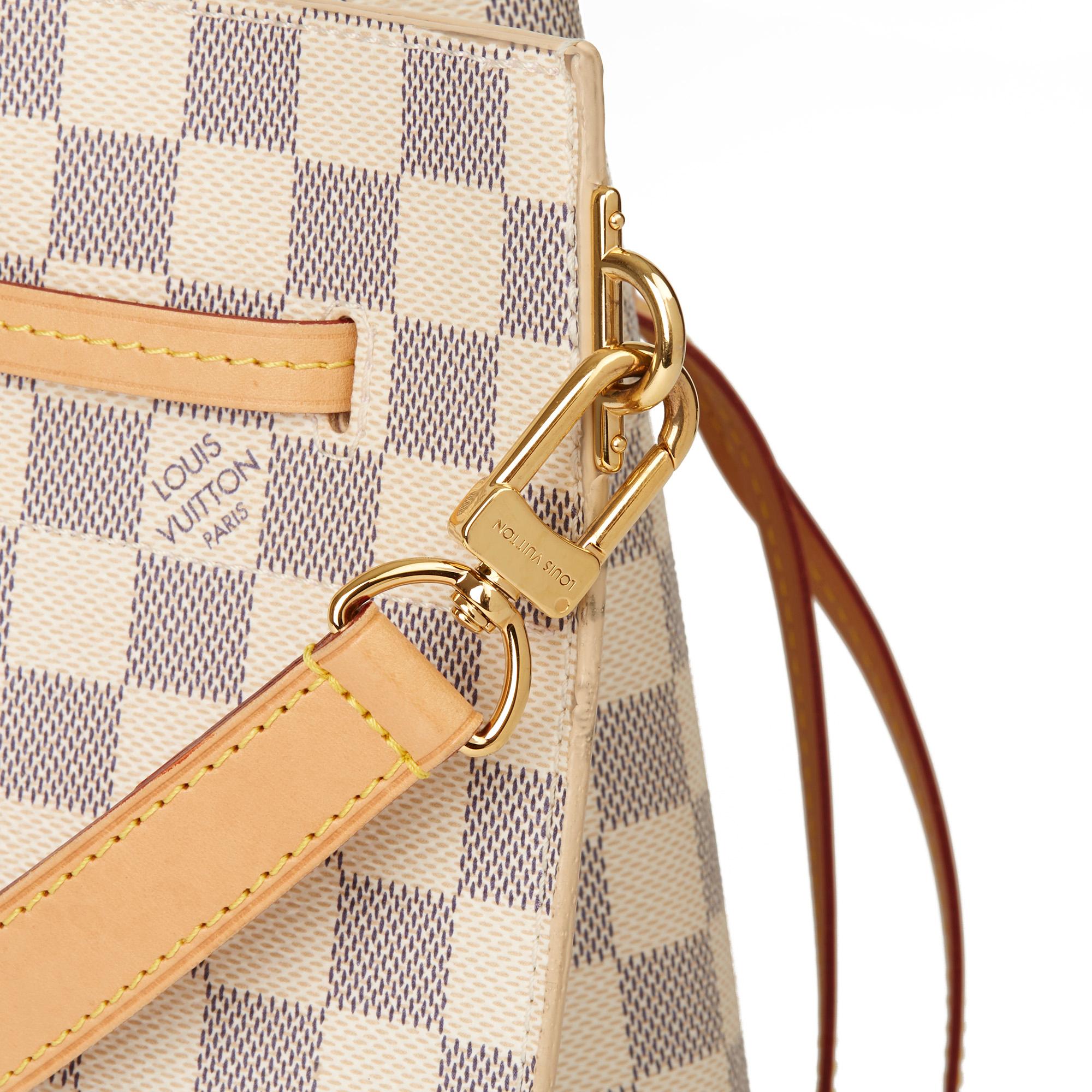 2016 Louis Vuitton Beige Damier Azur Coated Canvas Girolata 1