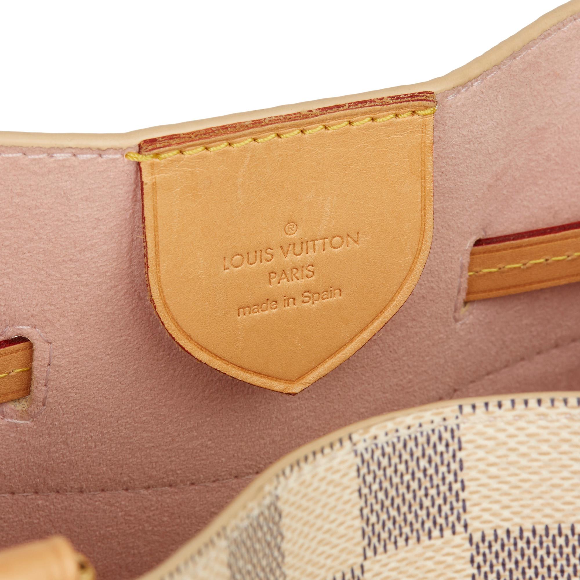 2016 Louis Vuitton Beige Damier Azur Coated Canvas Girolata 2