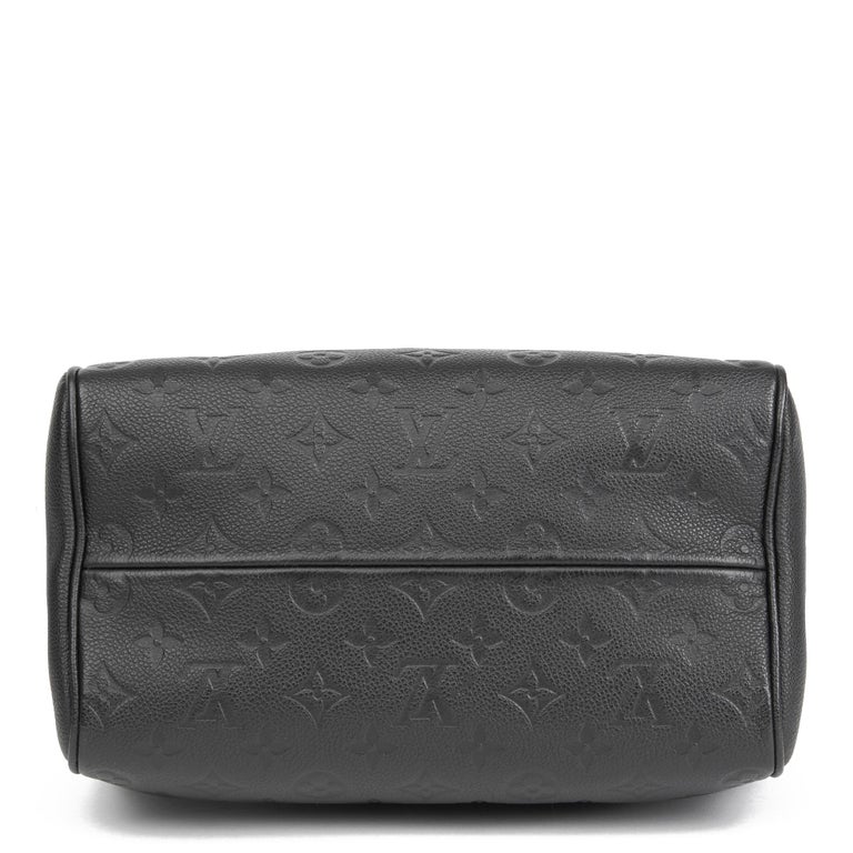 2016 Louis Vuitton Black Monogram Empreinte Leather Speedy Bandouliere 25 at 1stdibs