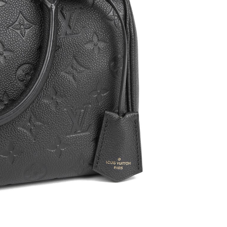 2016 Louis Vuitton Black Monogram Empreinte Leather Speedy Bandouliere 25 at 1stdibs
