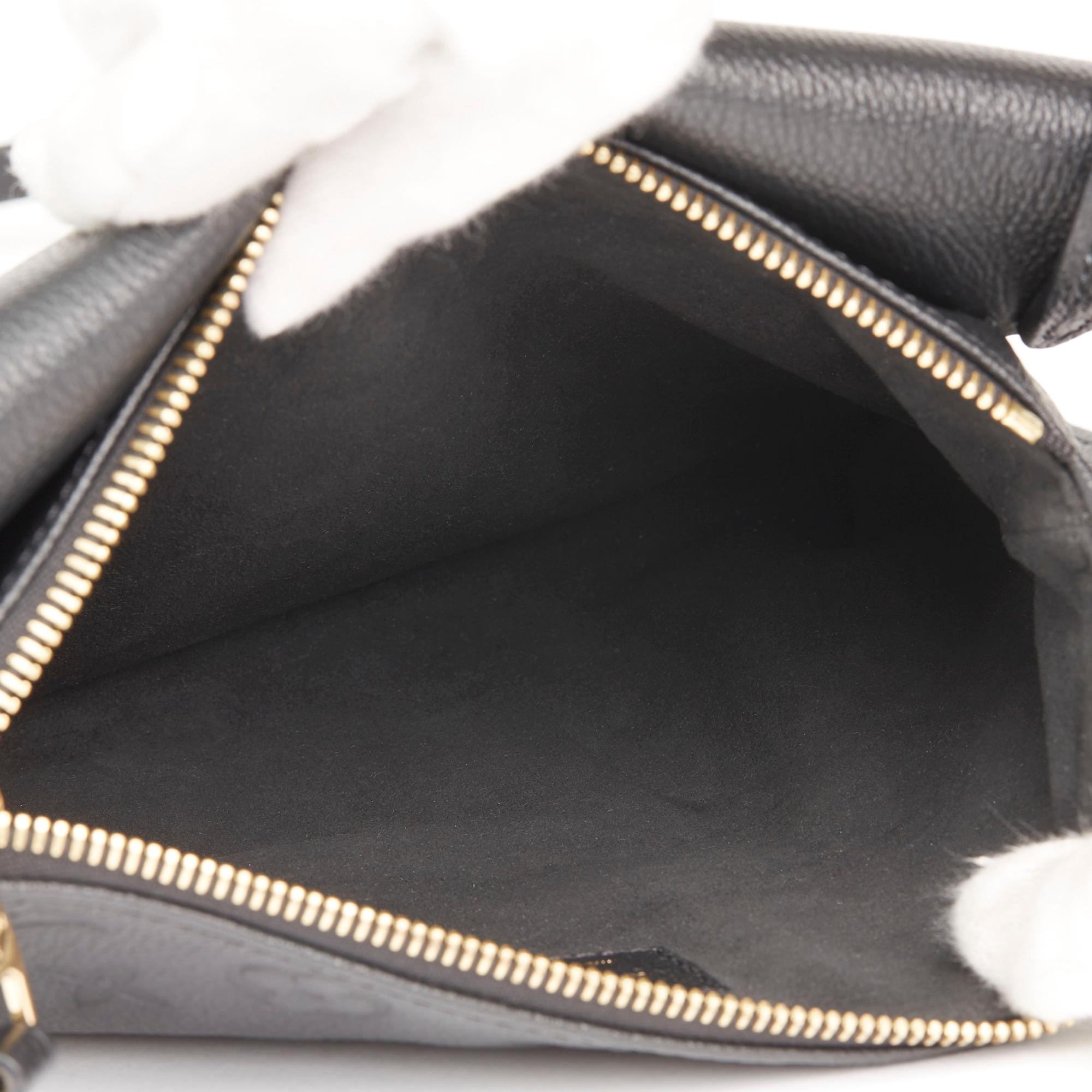 2016 Louis Vuitton Black Monogram Empreinte Leather Twinset 3