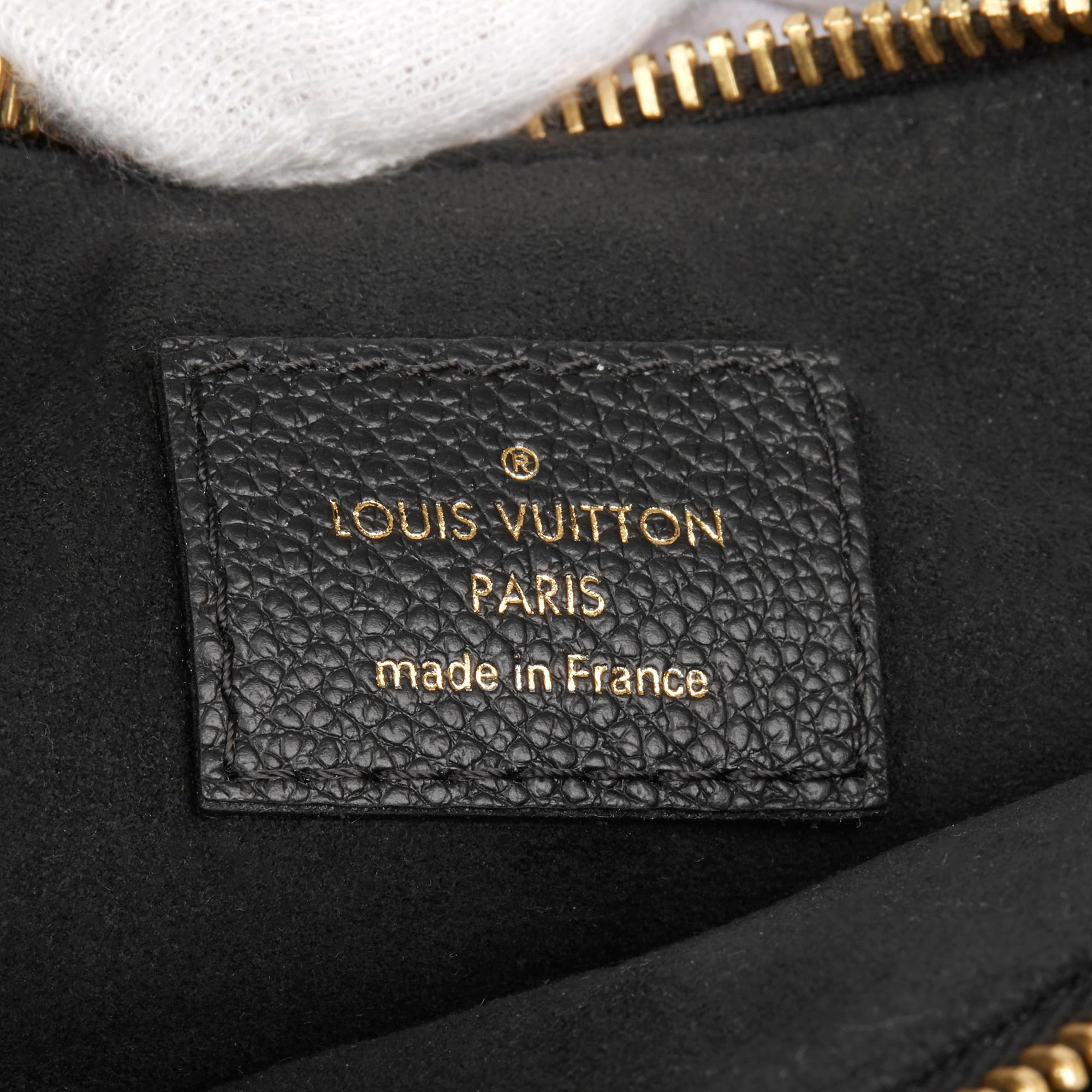 2016 Louis Vuitton Black Monogram Empreinte Leather Twinset 1