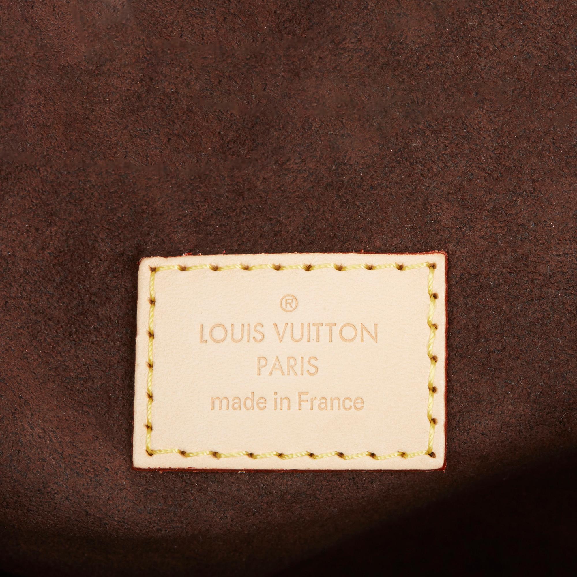 2016 Louis Vuitton Brown Monogram Coated Canvas Pochette Metis 4