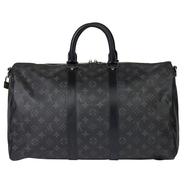Used Brown Louis Vuitton Monogram Keepall Bandouliere 45 Model