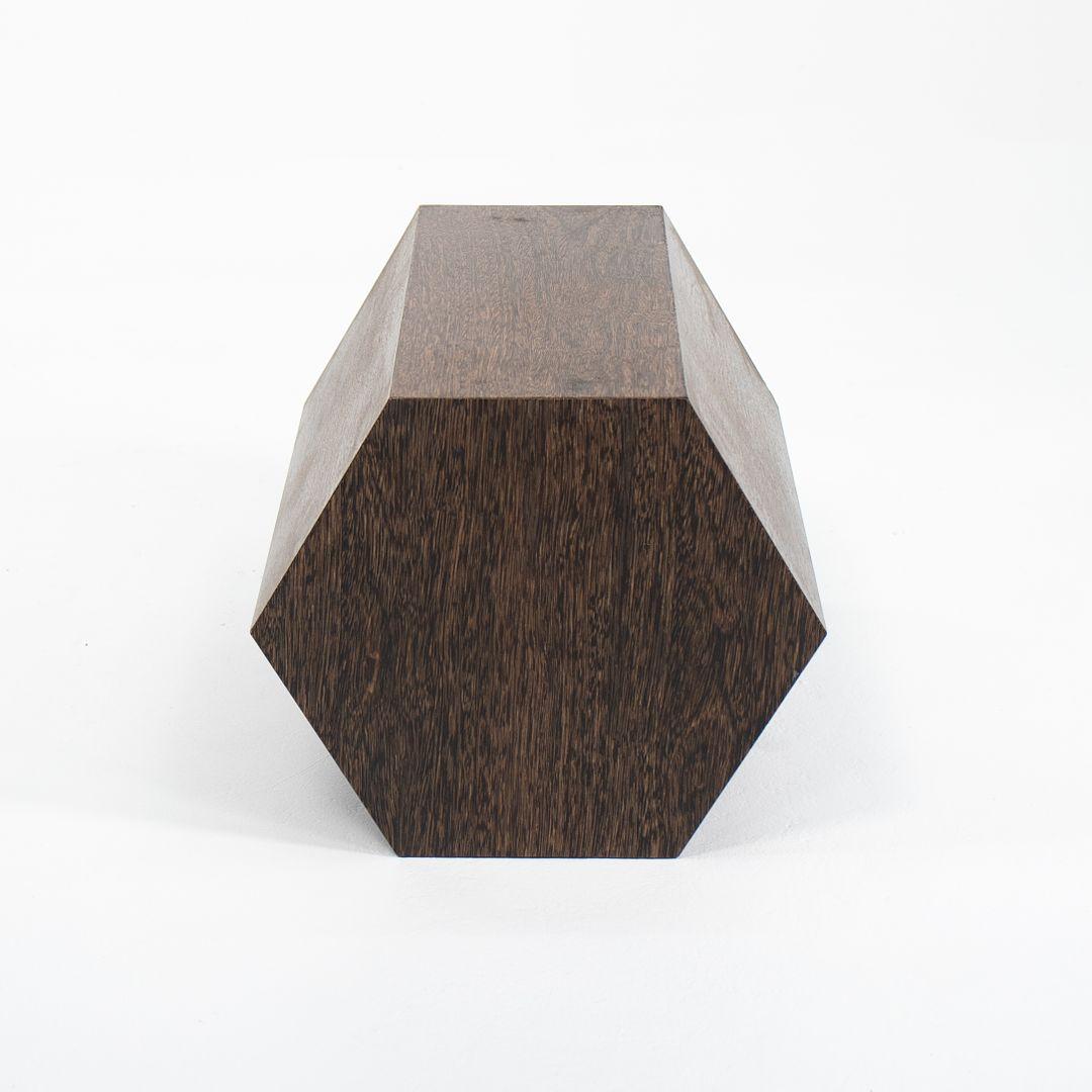 Wood 2016 Minotti Aeron Small Side / End Table by Rodolfo Dordoni in Wenge For Sale