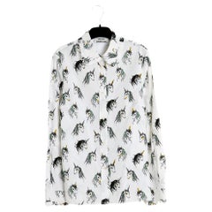 2016 Miu Miu Eri Wakiyama FR38/40 Top Shirt Unicorn US8/10