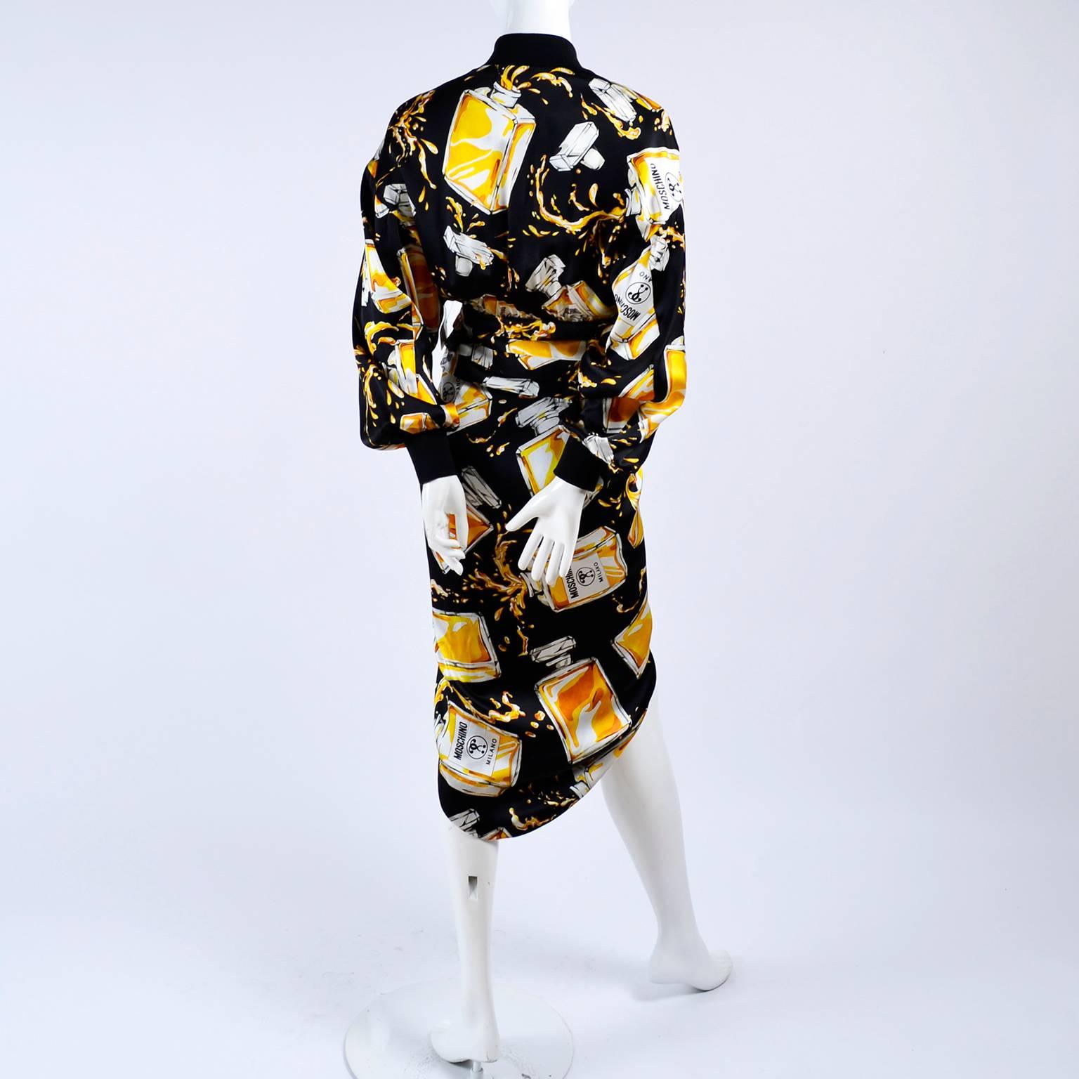 2016 Moschino Couture Dress in Satin 2016 Moschino Couture Dress in Satin