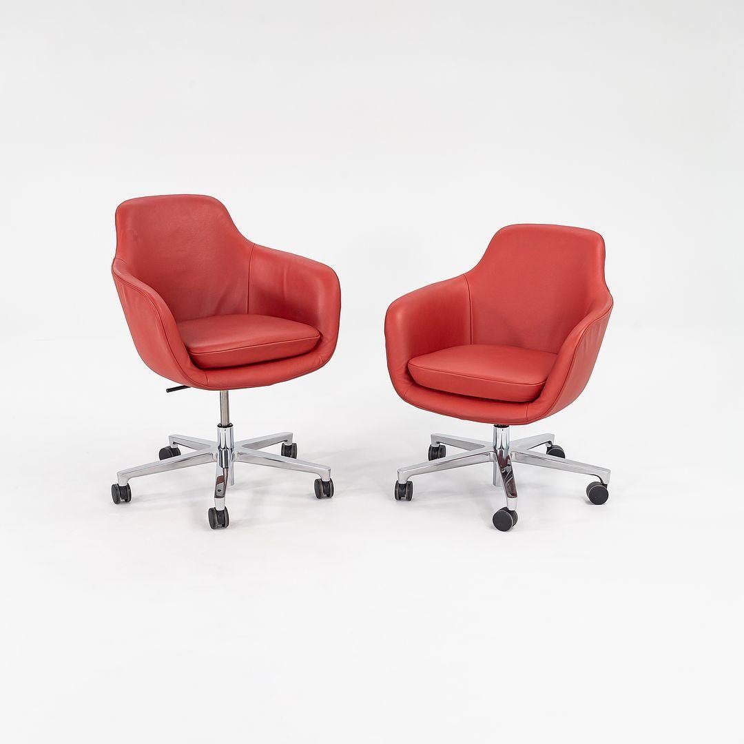 2016 Naoto Fukasawa for Geiger Saiba Mid Back Desk Chairs w/ Pneumatic Lift For Sale 4