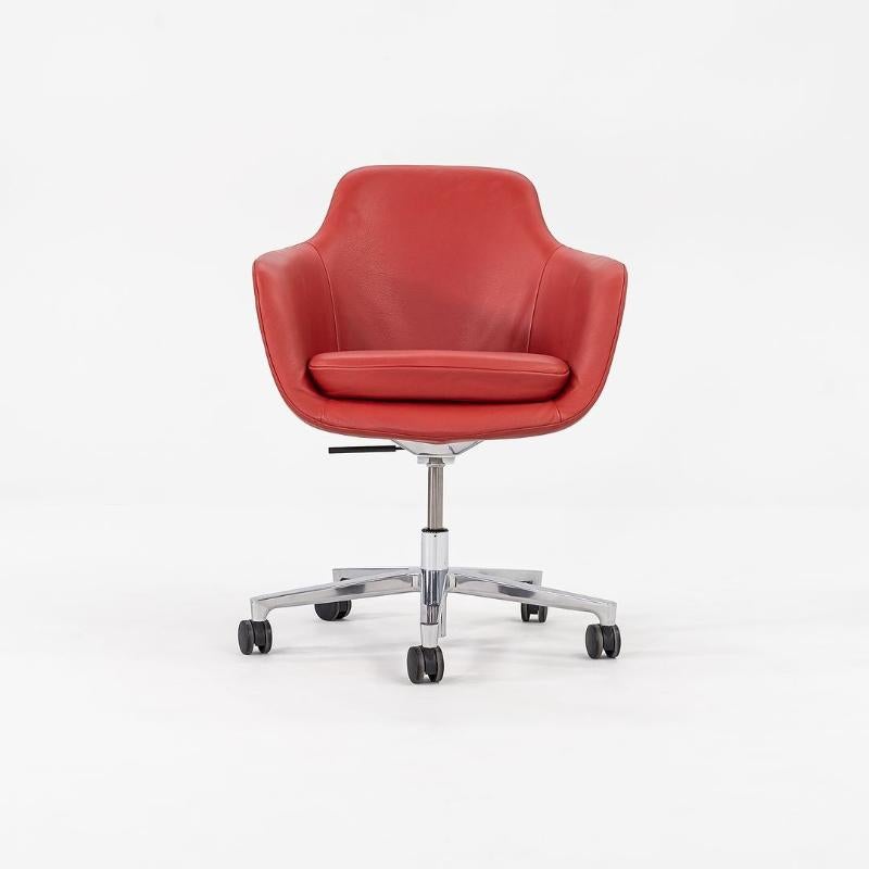 2016 Naoto Fukasawa for Geiger Saiba Mid Back Desk Chairs w/ Pneumatic Lift For Sale 5