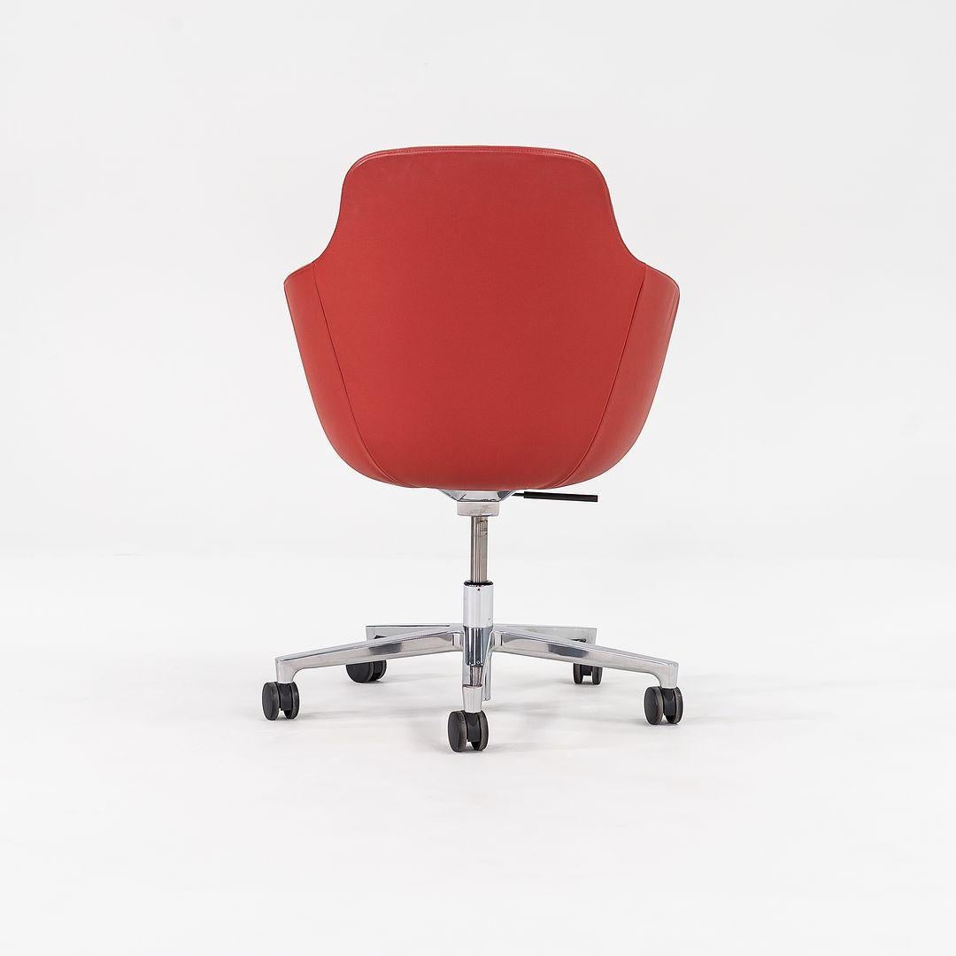 2016 Naoto Fukasawa for Geiger Saiba Mid Back Desk Chairs w/ Pneumatic Lift In Good Condition For Sale In Philadelphia, PA