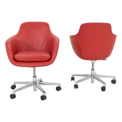 2016 Naoto Fukasawa for Geiger Saiba Mid Back Desk Chairs w/ Pneumatic Lift