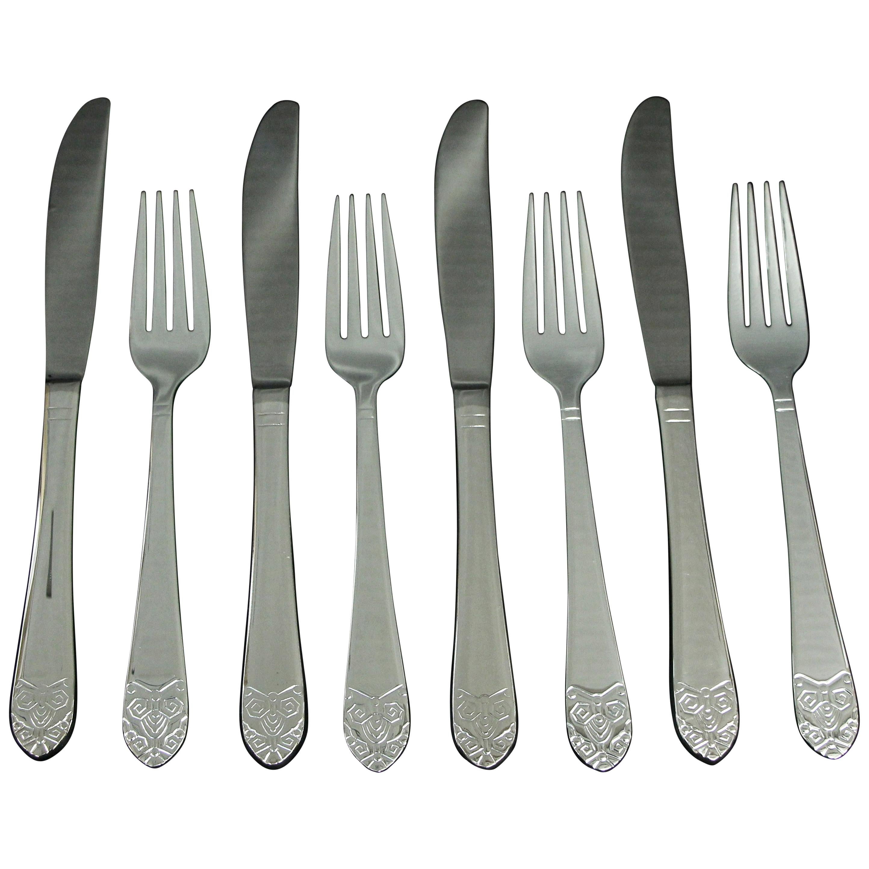 Waldorf Astoria Hotel 8 Piece Set New Dinner Knives Forks