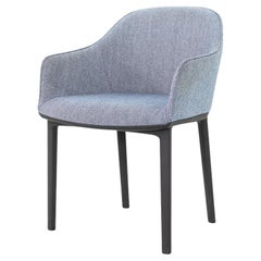2016 Ronan & Erwan Bouroullec Vitra Softshell Dining Chair, Blue Fabric (5x)