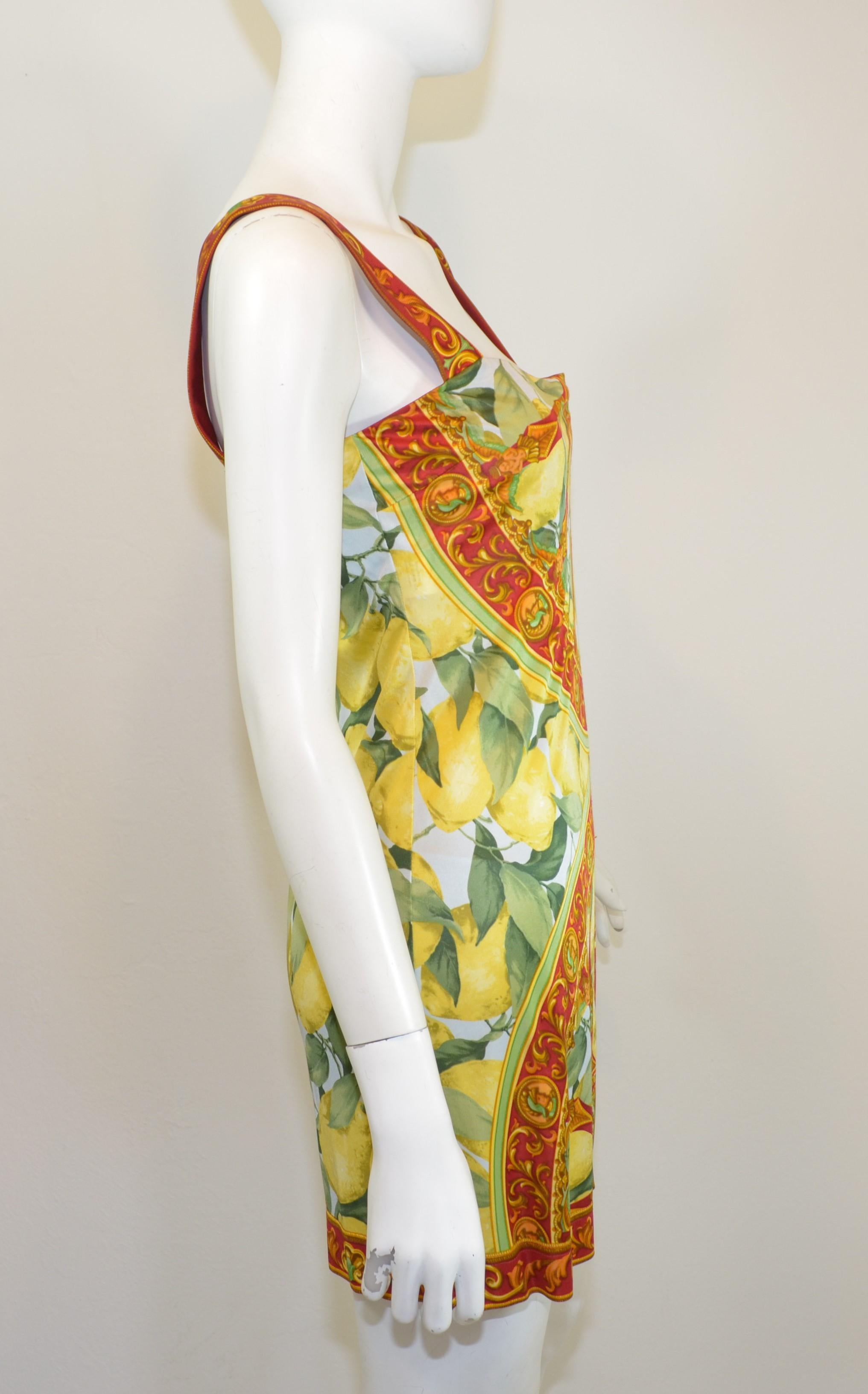 dolce gabbana lemon dress