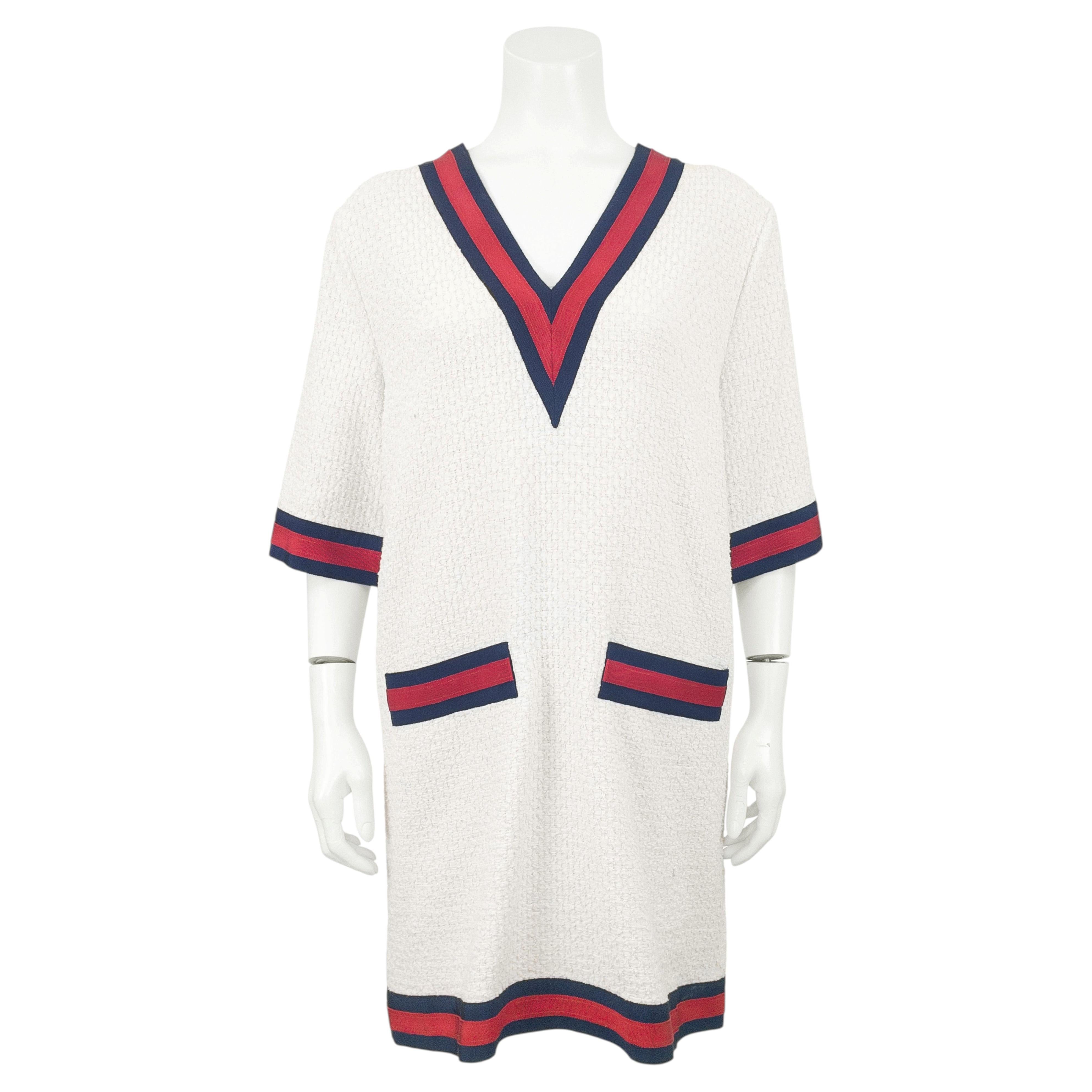 2017 Alessandro Michele for Gucci Bouclé Wool Tunic Top For Sale