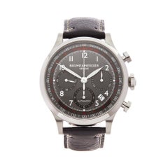 2017 Baume & Mercier Capeland Chronograph Stainless Steel MOA10003 Wristwatch
