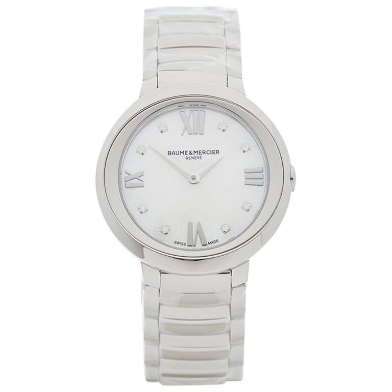 2017 Baume 
Mercier Promesse Stainless Steel M0A10158 Wristwatch