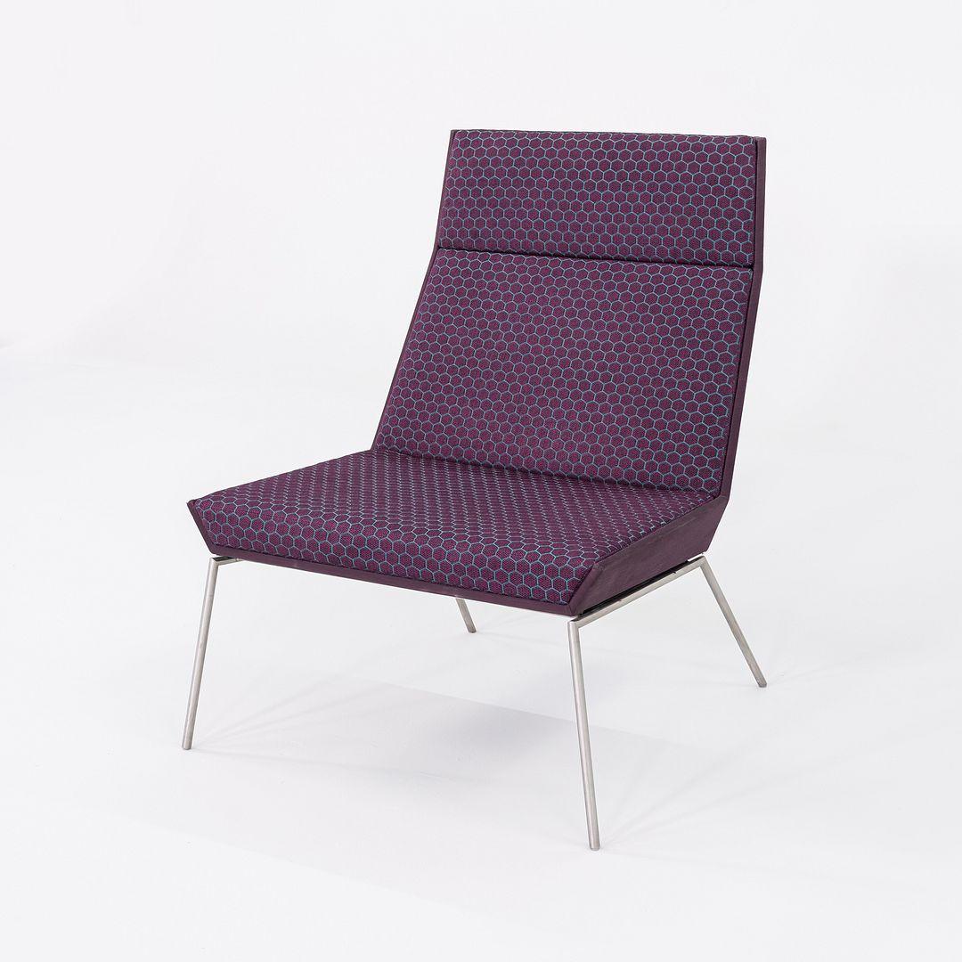 2017 Brian Graham für Martin Brattrud Inc. Klappbare Loungesessel in Architex Lotto im Angebot 4