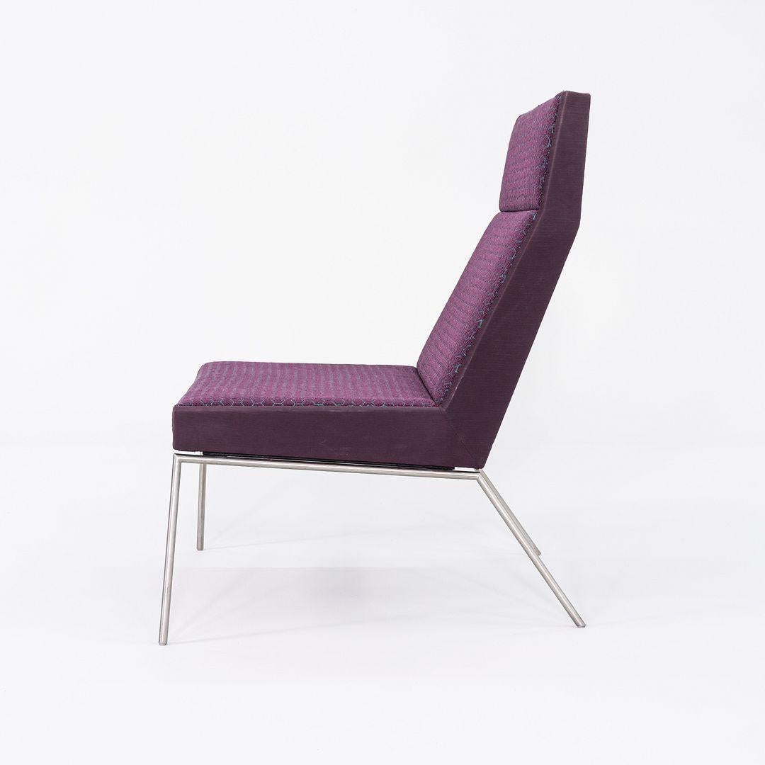 2017 Brian Graham für Martin Brattrud Inc. Klappbare Loungesessel in Architex Lotto (Moderne) im Angebot