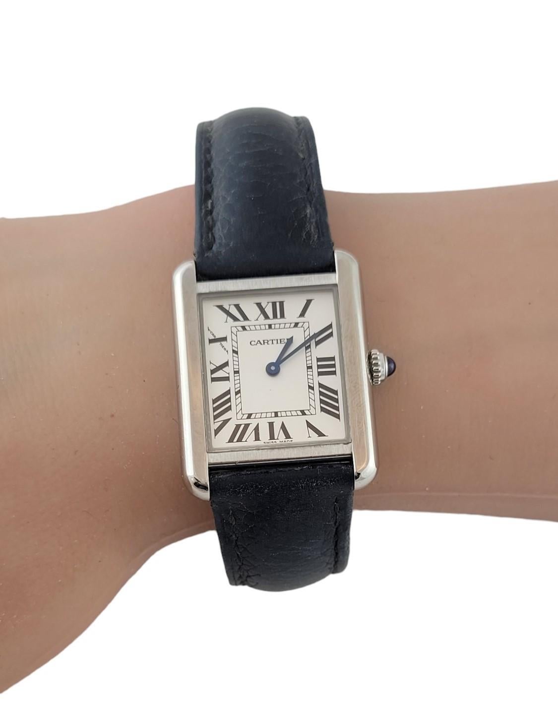 2017 Cartier Tank Solo Ladies Watch 3170 Stainless Quartz Box/Papers #17218 For Sale 7