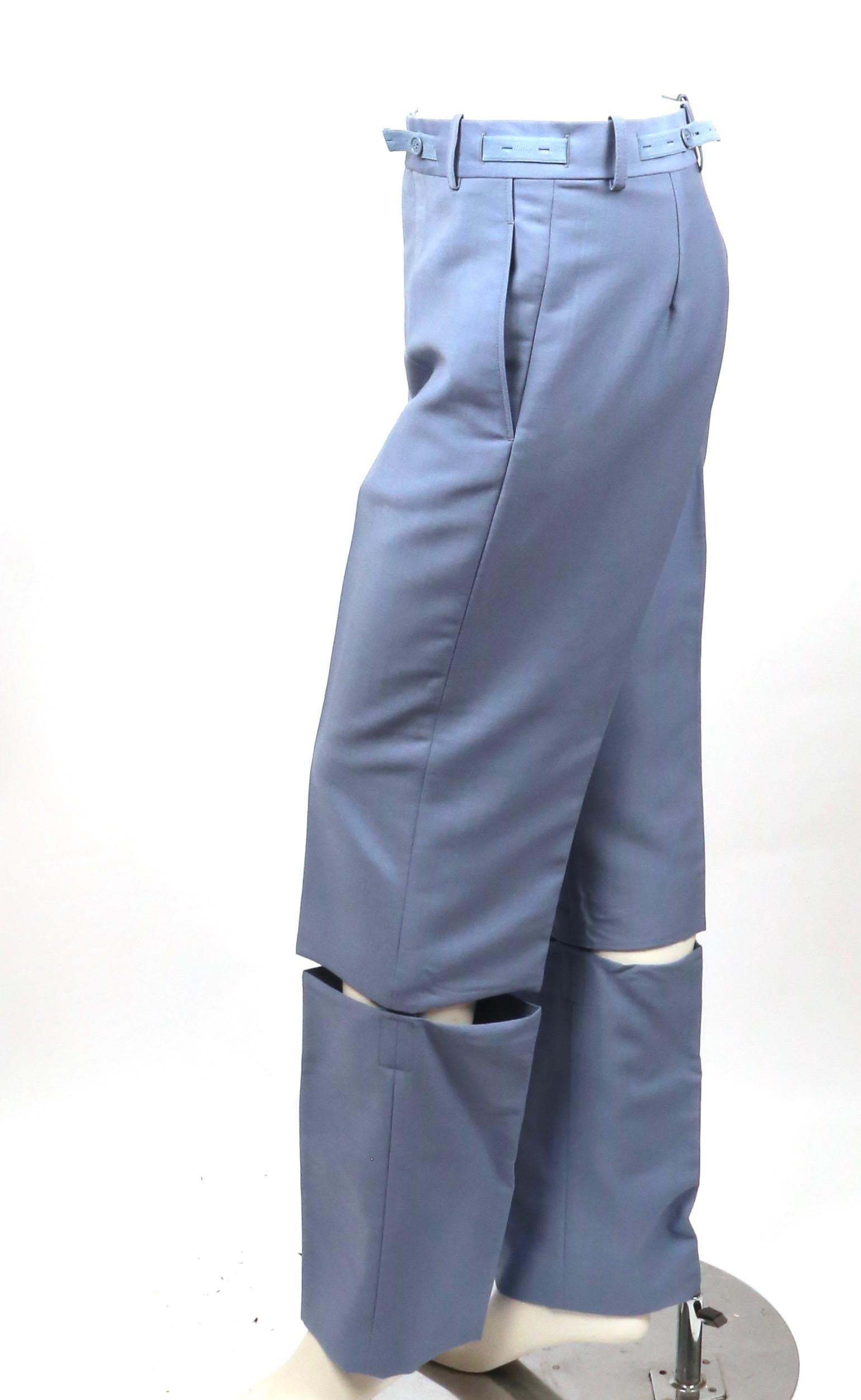 2017 CELINE by PHOEBE PHILO pantalones de pasarela convertibles azules - nuevo en Nuevo Estado en San Fransisco, CA