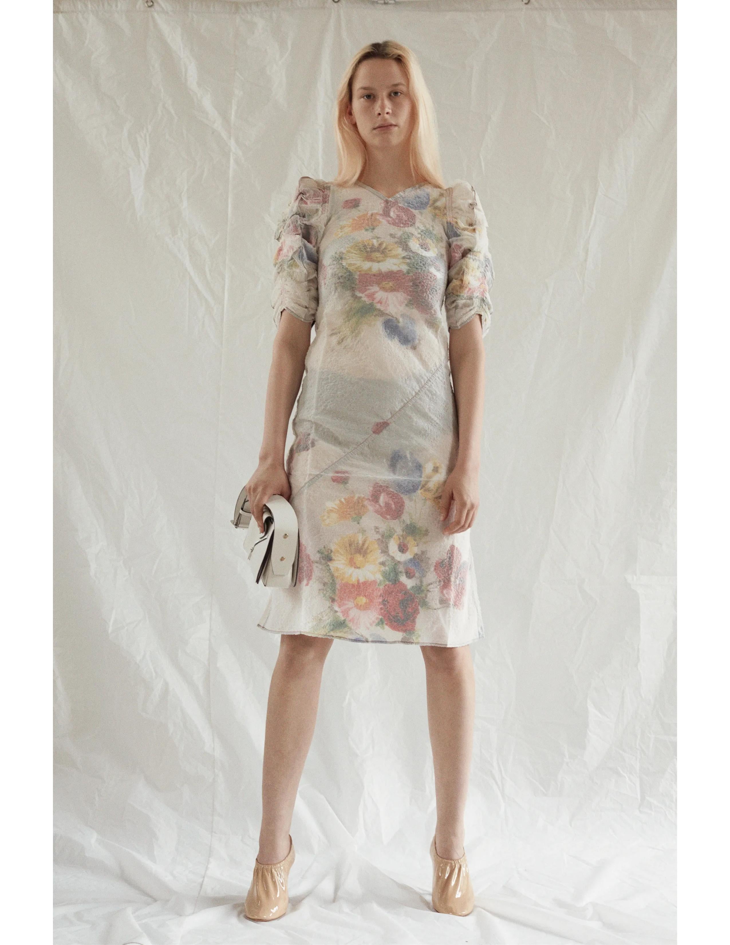 2017 Celine By Phoebe Philo floral jumpsuit dress For Sale 10