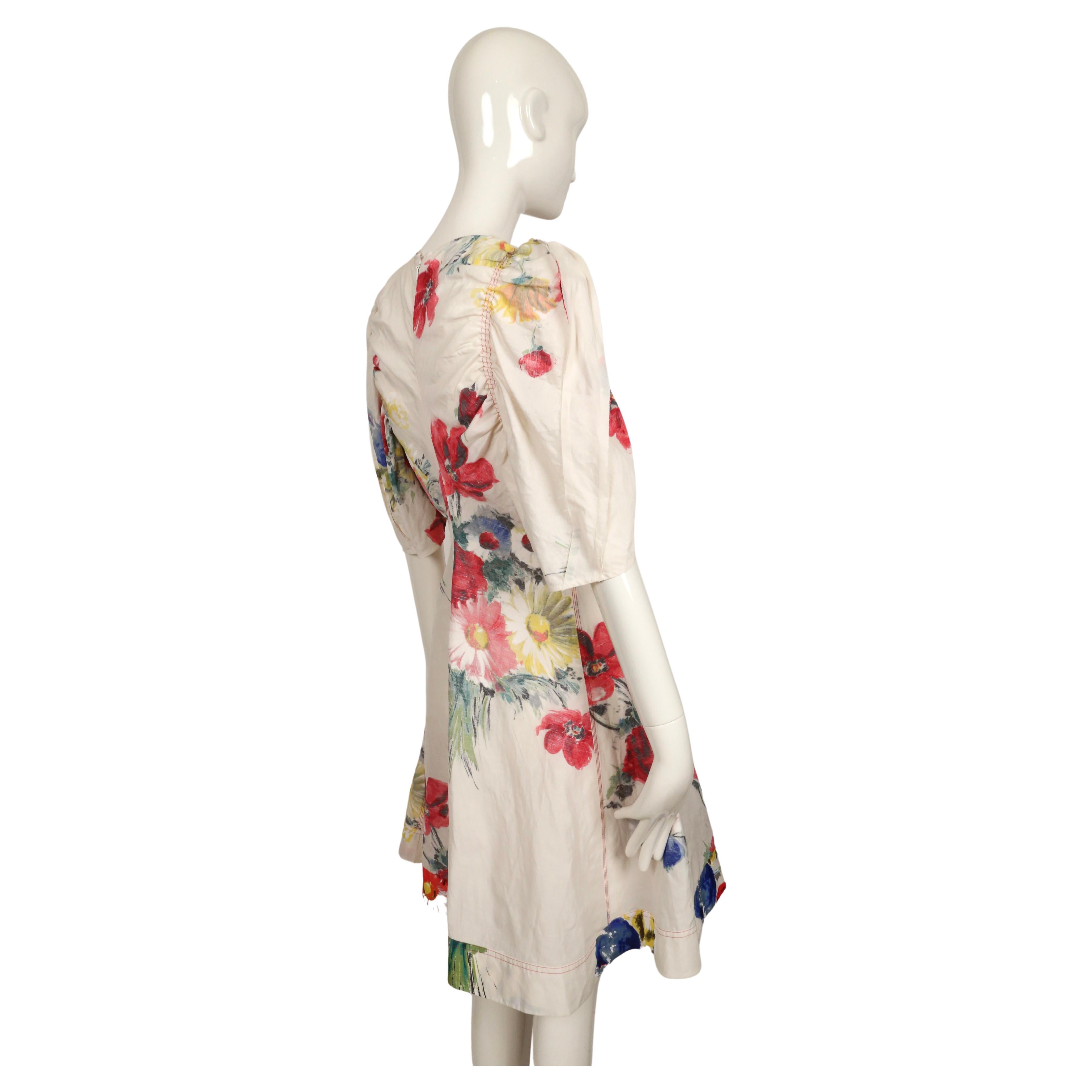 2017 Celine By Phoebe Philo floral jumpsuit dress For Sale 2